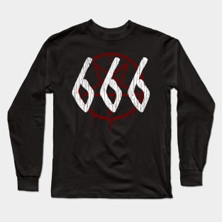 SATANISM AND THE OCCULT - 666 MARK OF THE BEAST Long Sleeve T-Shirt